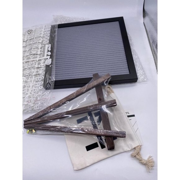 MultiTed Gray Espresso Letter Board - Picture 3 of 8